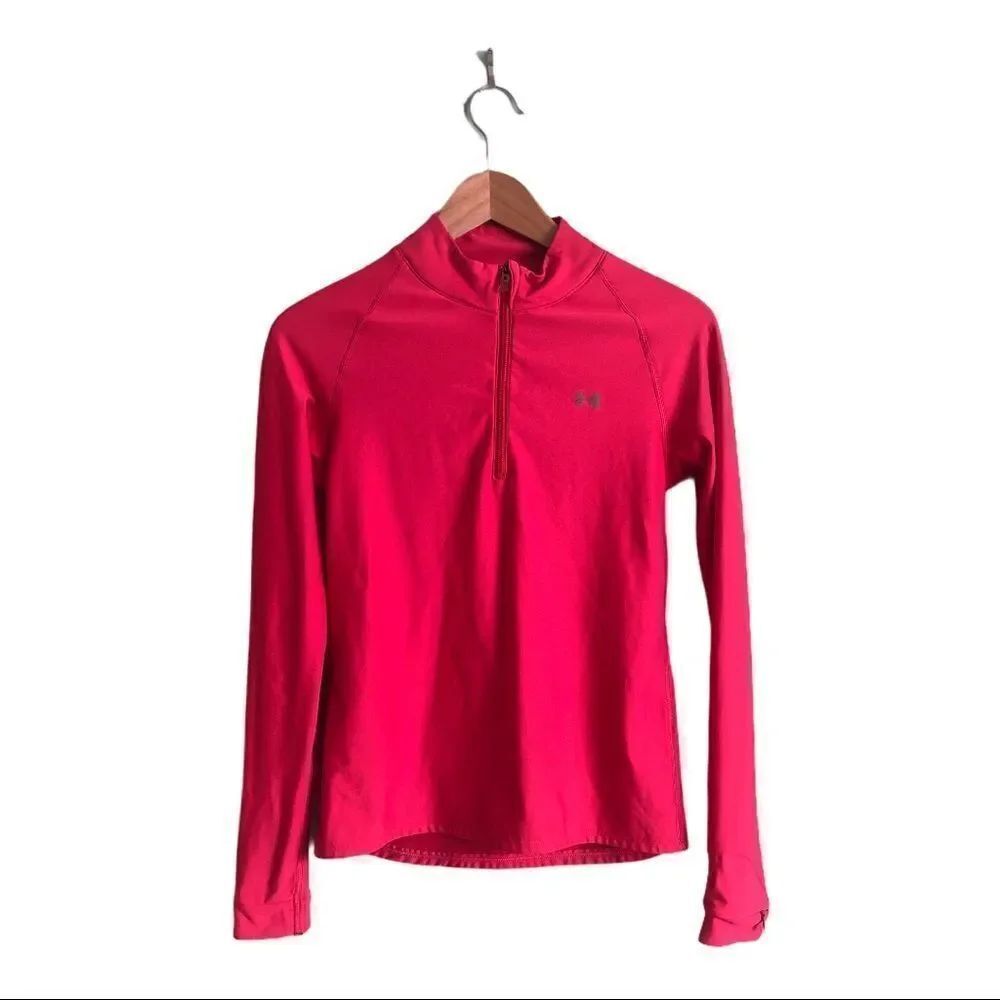 Under Armour Hot Pink Quarter Zip S